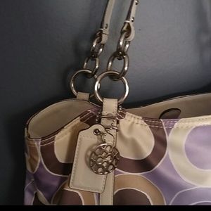 Large Coach Op Art Bag